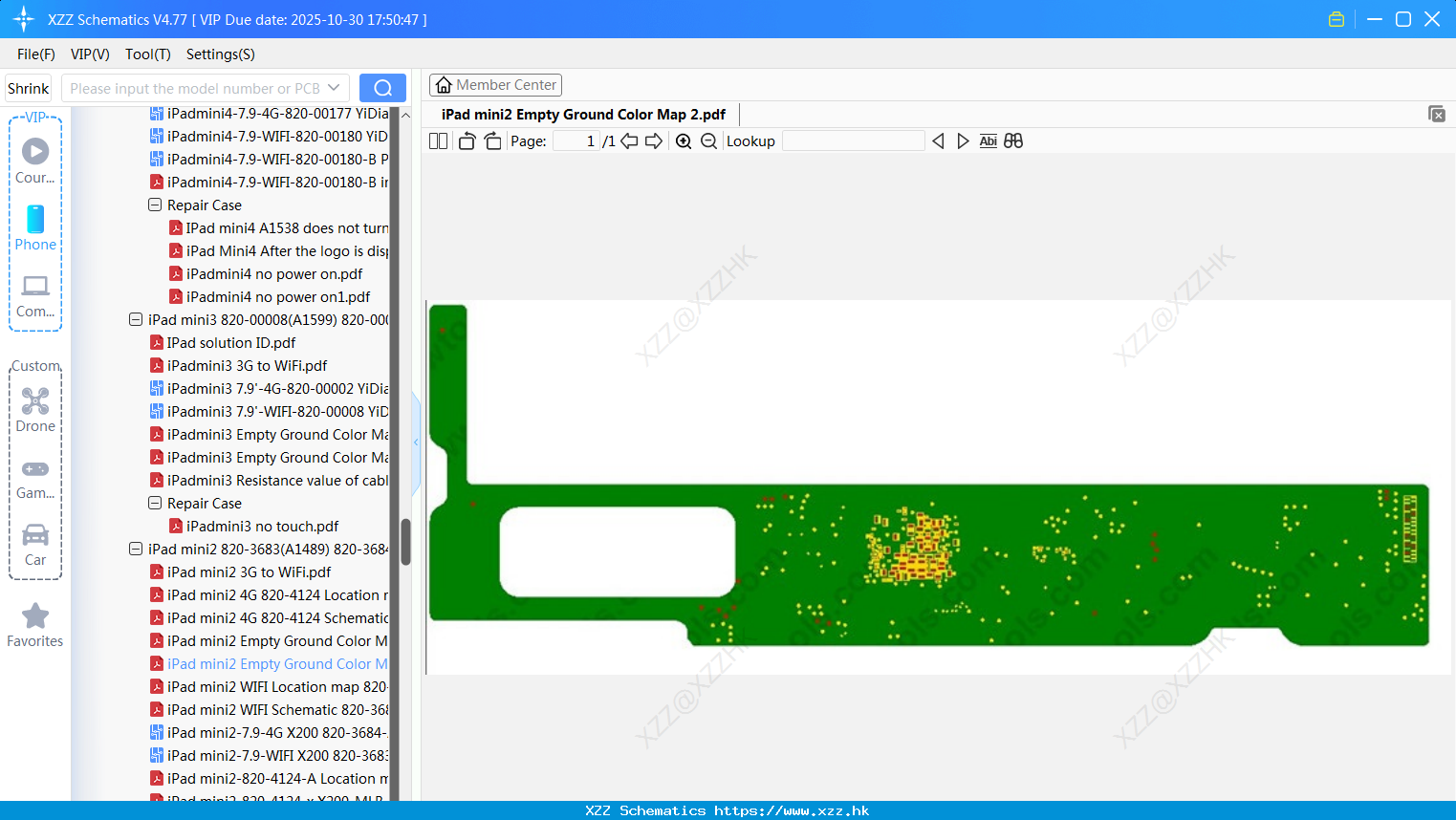 IPad Mini2 Empty Ground Color Map 2